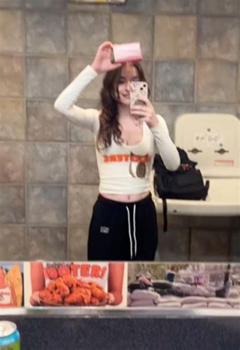 hooter stockings|Hooters girl reveals how they get their tights in viral TikTok video.